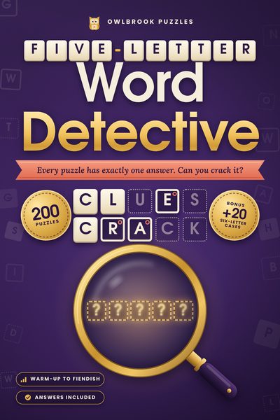 Cover of Five-Letter Word Detective, Word deduction