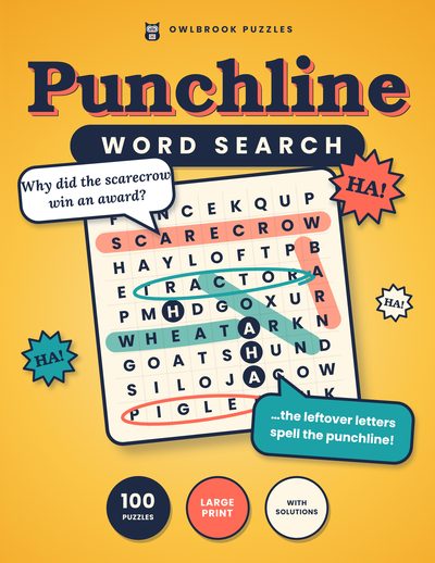 Cover of Punchline Word Search, Word search with a twist