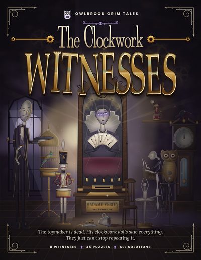 Cover of The Clockwork Witnesses, Automaton murder mystery