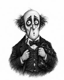 Dr. Septimus Dole, round, in pince-nez